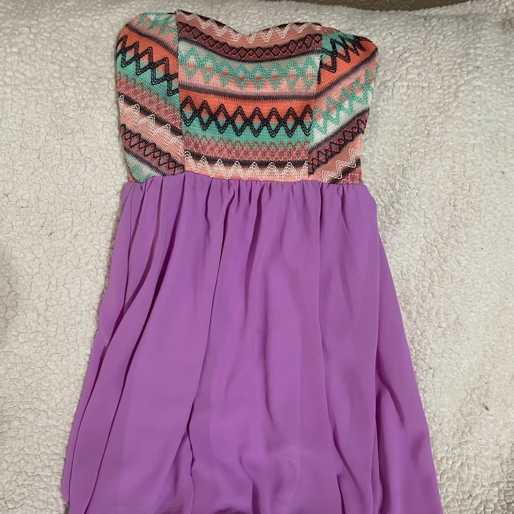 Pink Lily Boutique! Aztec Mini Dress.  Size Small.